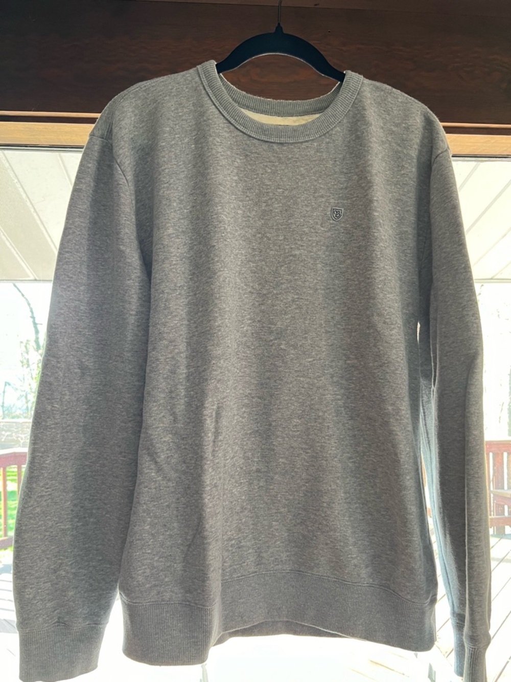 Brixton Gray Crewneck Sweatshirt